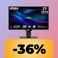 Il monitor MSI MAG 4K UHD da 27' Dual-Mode è su Amazon al minimo storico