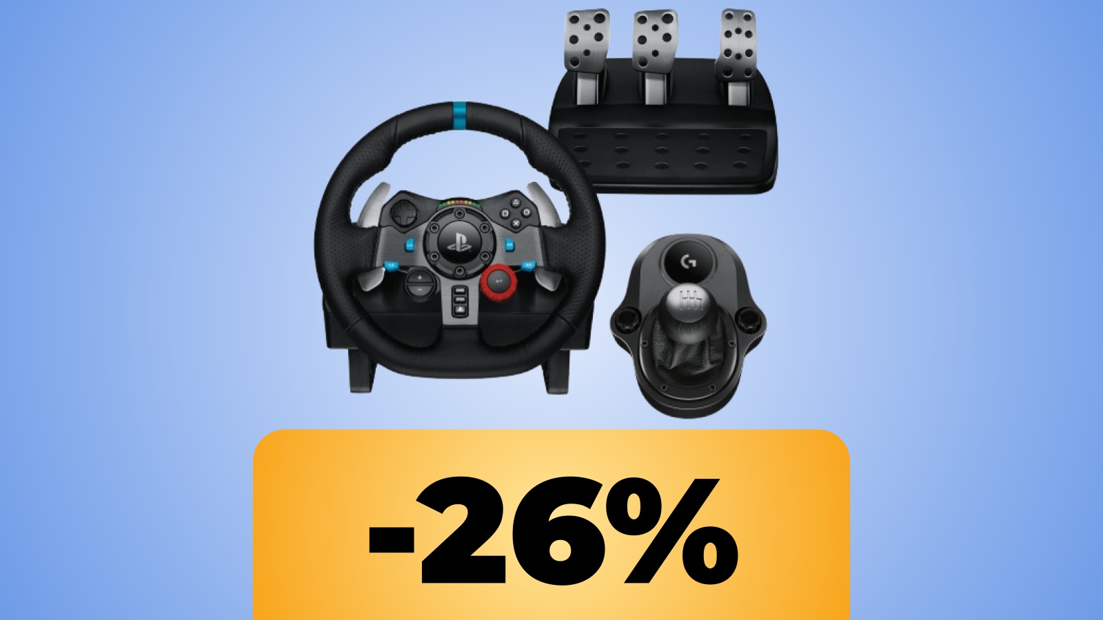 Volante e pedialiera Logitech