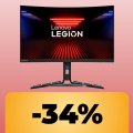 Il monitor Lenovo Legion da 27' è in offerta su Amazon: puoi acquistare questo modello (quasi) al suo minimo storico