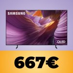 Il televisore Samsung 4K Vision AI, con neri profondi e colori brillanti, è su Amazon al minimo storico