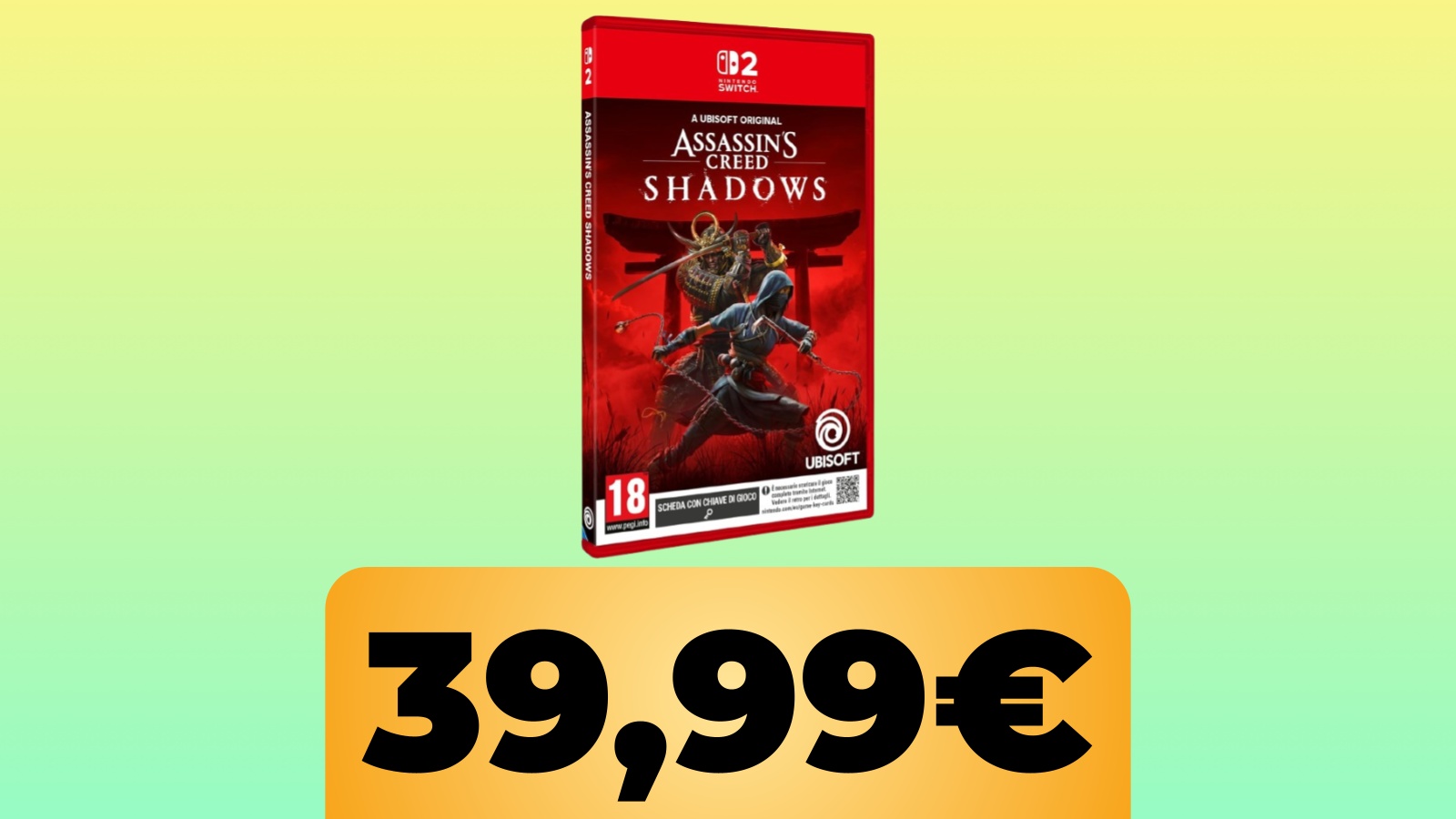 Immergiti nel Giappone feudale: Assassin's Creed Shadows per Nintendo Switch 2 costa 20 € in meno