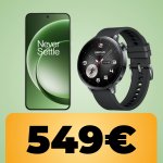 Il bundle OnePlus 15R con smartwatch è in sconto su Amazon al minimo storico