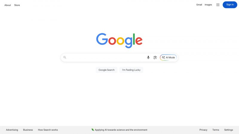 Google Search Screenshot In 2025 En