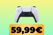 Il controller DualSense nella colorazione bianca è in sconto su Amazon al 20%