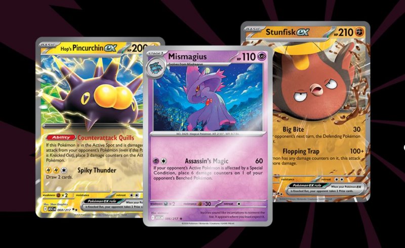 Tre Carte Pokémon