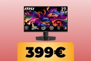 Il monitor MSI MAG QD-OLED da 26,5" e 240 Hz è su Amazon al minimo storico