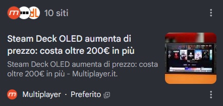 L'etichetta 'Preferito'