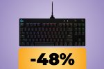Se sei alla ricerca di una nuova tastiera da gaming dai un'occhiata alla Logitech G PRO TKL in offerta su Amazon - Notizia