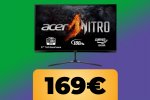 Il monitor da gaming ACER Nitro da 27' con pannello curvo e un refresh rate da 180Hz è al suo minimo storico su Amazon - Notizia