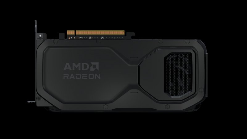 Il retro della Radeon RX 9070 GRE