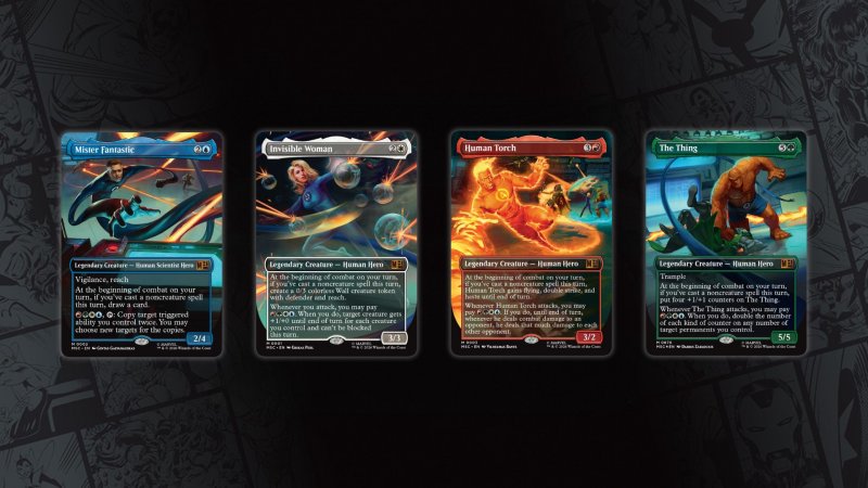 I Fantastici Quattro nel loro mazzo Commander
