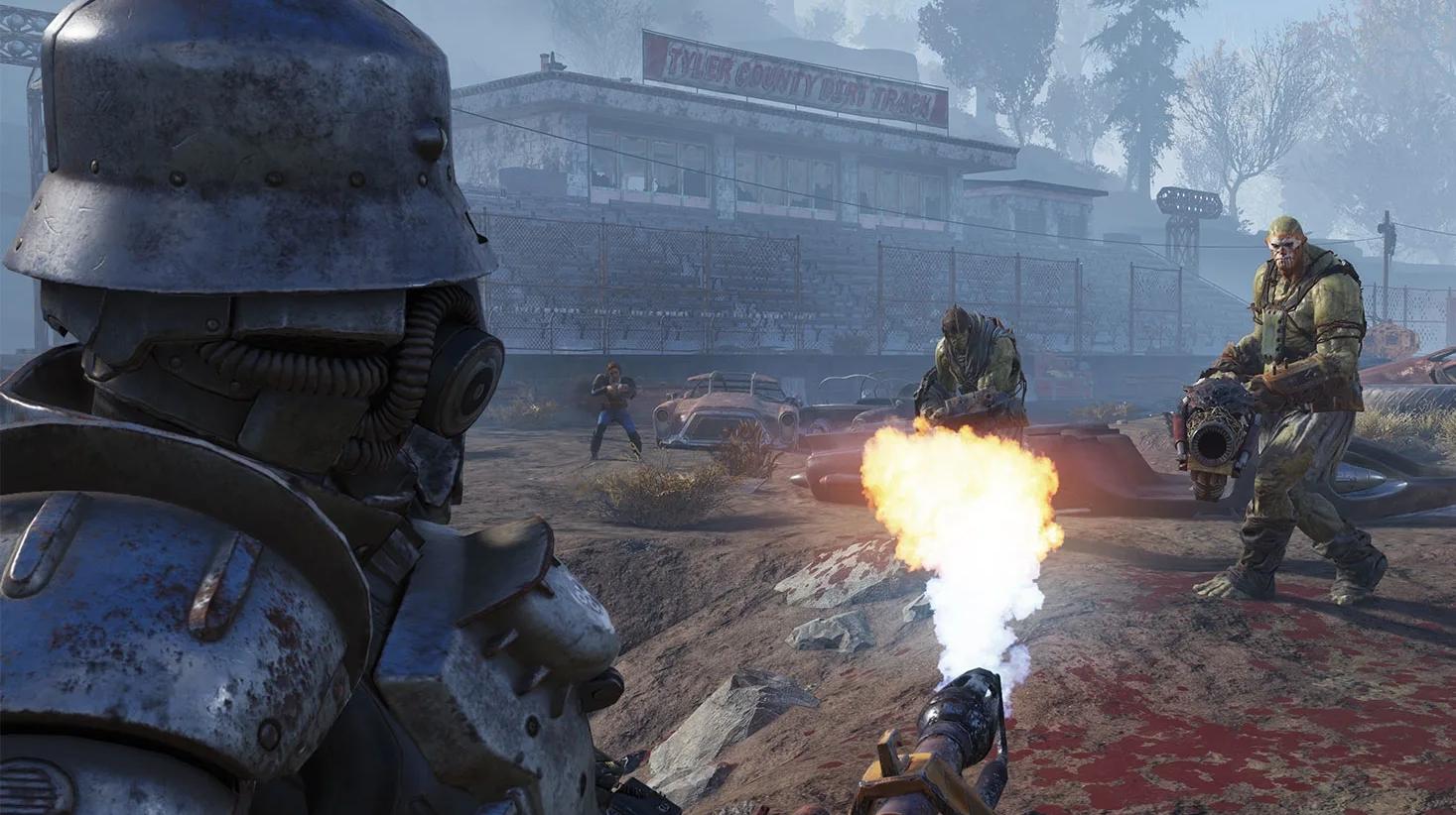 Una scena della nuova stagione di Fallout 76