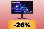 Il monitor Samsung Odyssey G3 è in offerta su Amazon: puoi acquistarlo al suo minimo storico