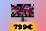 Il monitor MSI MPG QD-OLED da 32" costa 700 € in meno su Amazon