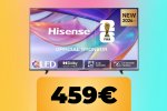 La smart TV Hisense da 65" è al minimo storico su Amazon: 4K, 60Hz, audio Dolby Atmos, Game Mode Plus e Alexa integrata