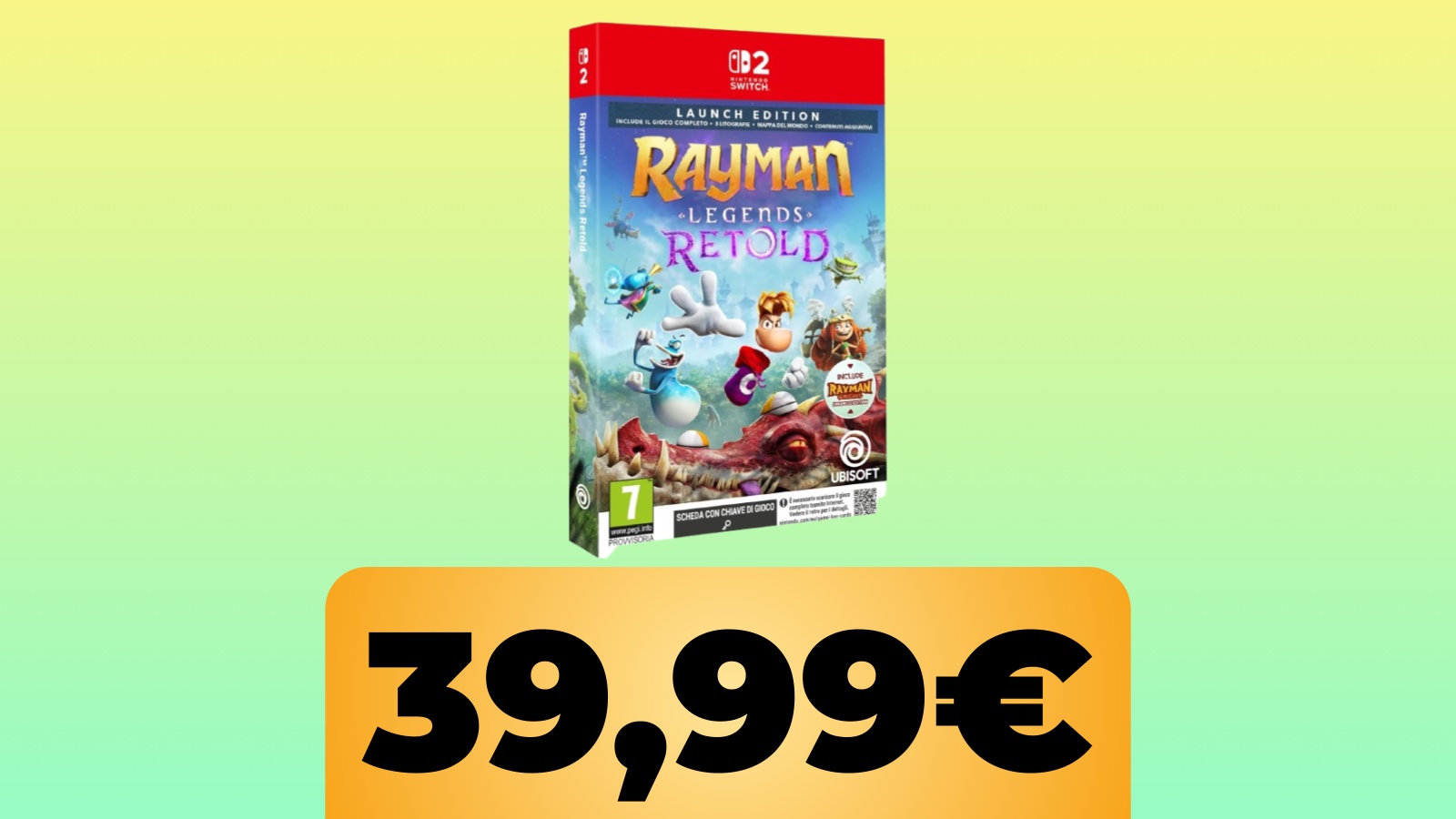 Preordina Rayman Legends Retold per Nintendo Switch 2 e rivivi uno dei platform più iconici di sempre