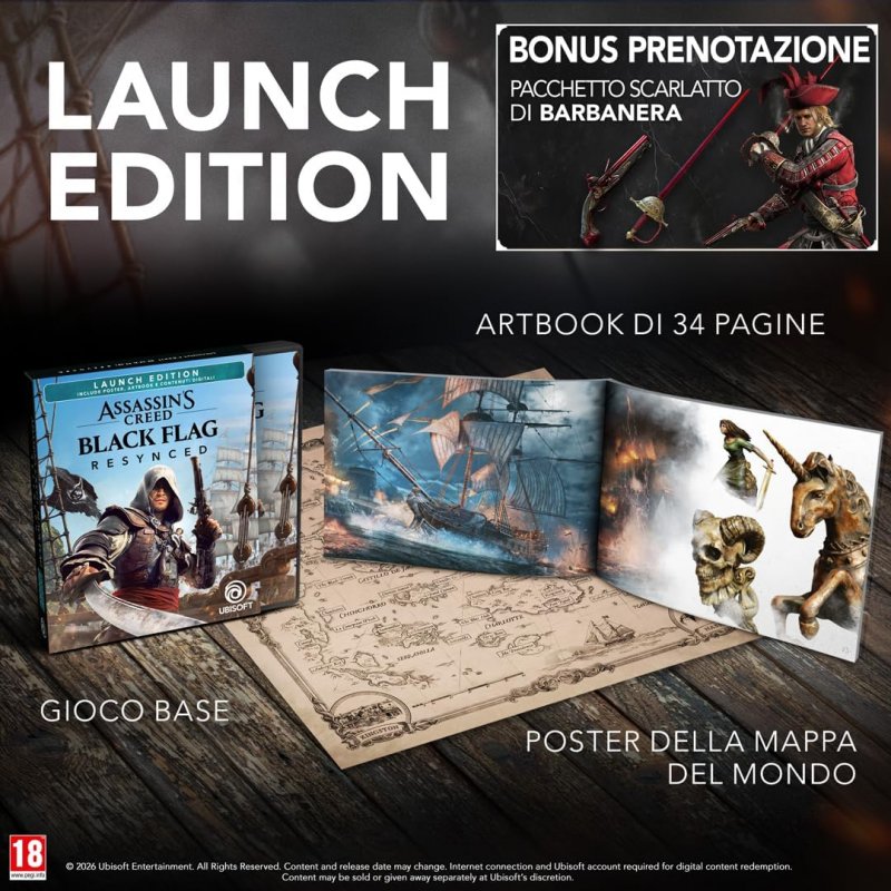Assassin's Creed Black Flag Resynced per PS5