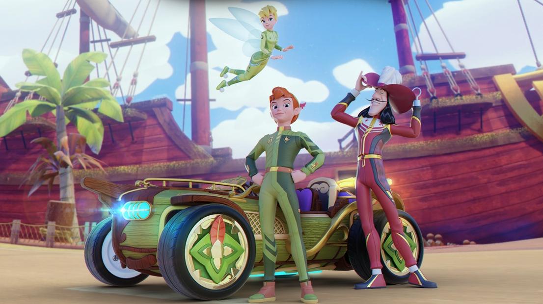 Due personaggi di Disney Speedstorm