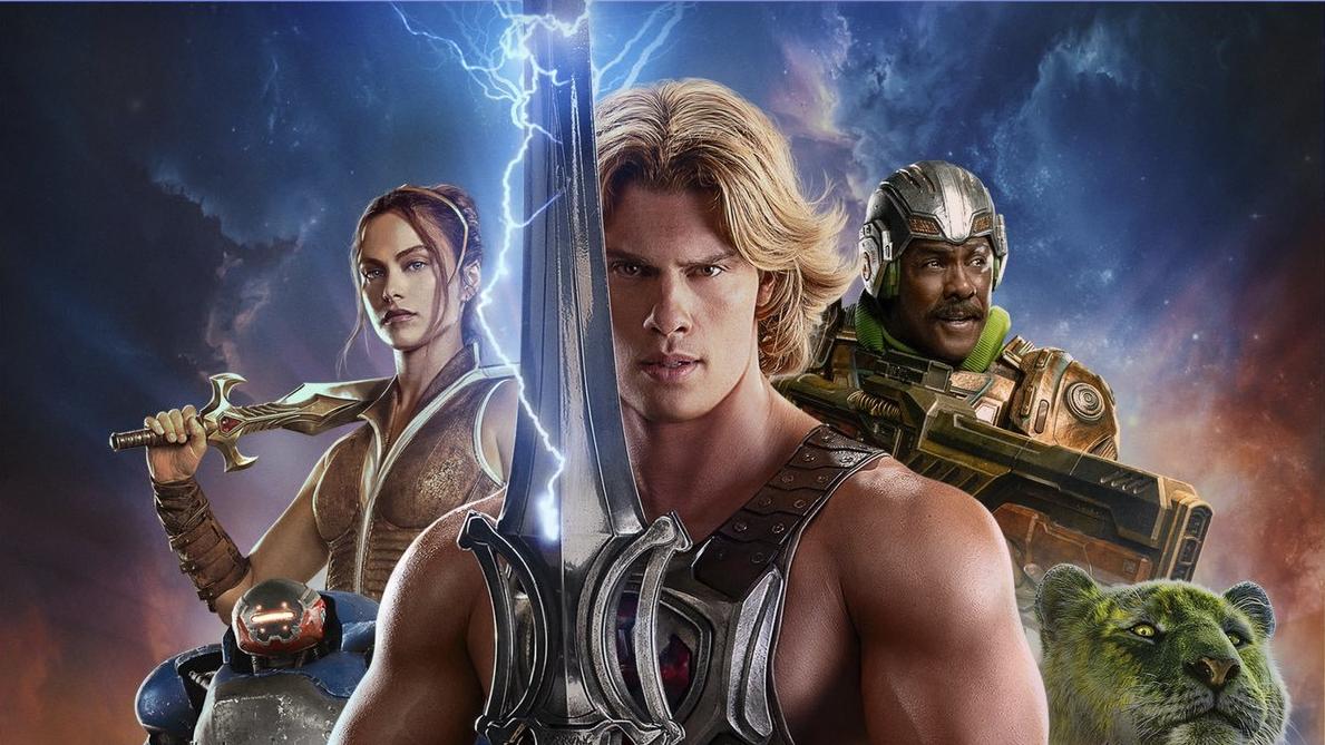 La locandina con tutti i protagonisti di Masters of the Universe