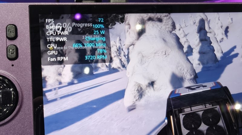 Il monitoraggio degli FPS certifica le buone prestazioni del nuovo Claw