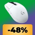 Il mouse Logitech G305 è in offerta su Amazon al minimo storico: 12.000 DPI, batteria infinita e 6 pulsanti programmabili