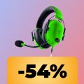 Immergiti nei tuoi videogiochi preferiti con le cuffie da gaming Razer BlackShark V2 X in promozione al minimo storico