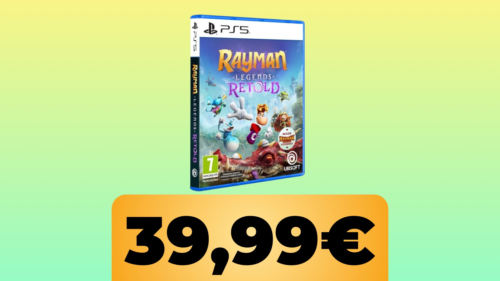 Preordina Rayman Legends Retold per PS5: con la Launch Edition otterrai diversi contenuti esclusivi