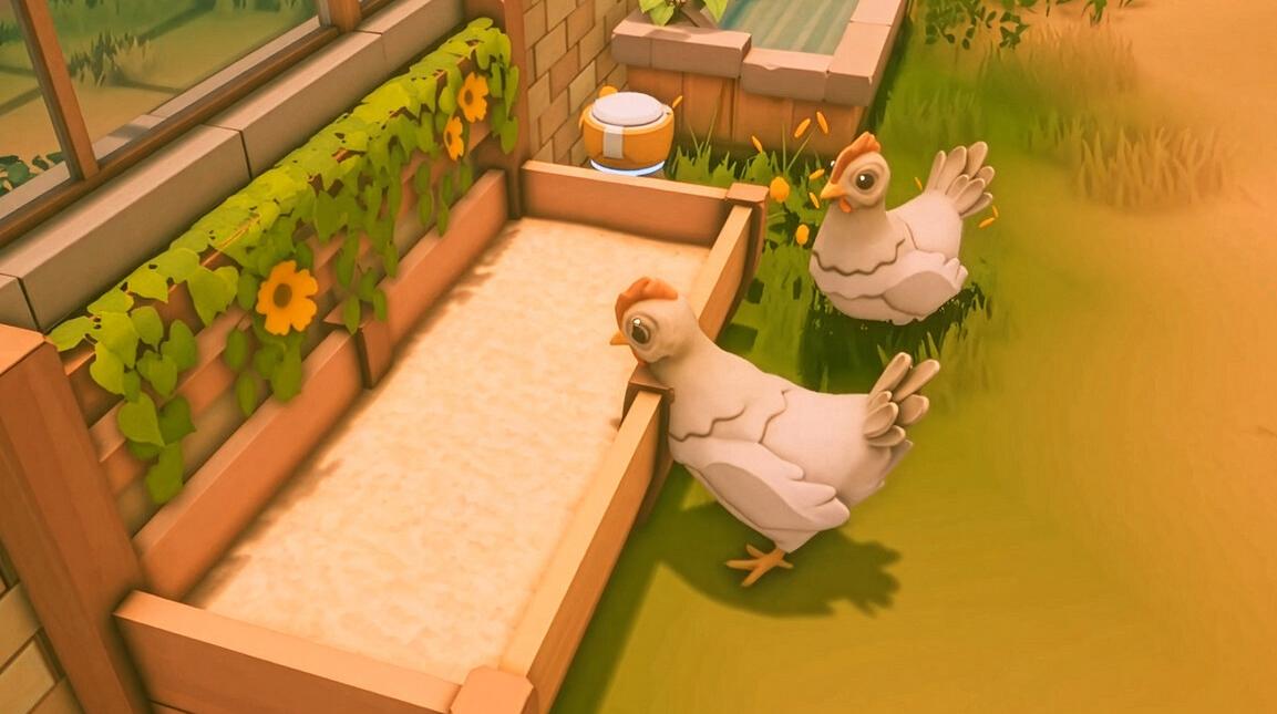 Due galline di Solarpunk