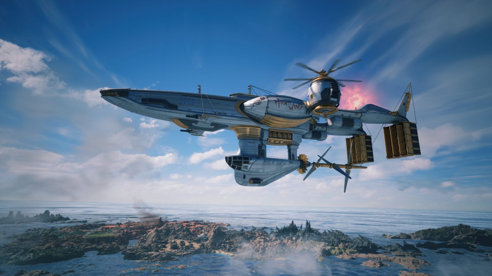 Il salto dall'Highwind in Final Fantasy 7 Revelation è stato davvero ispirato da Fortnite