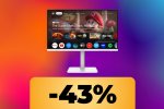 Il monitor MSI da 27", 4K con Dolby Audio e Google Assistant integrato è perfetto come seconda TV: su Amazon è al minimo storico