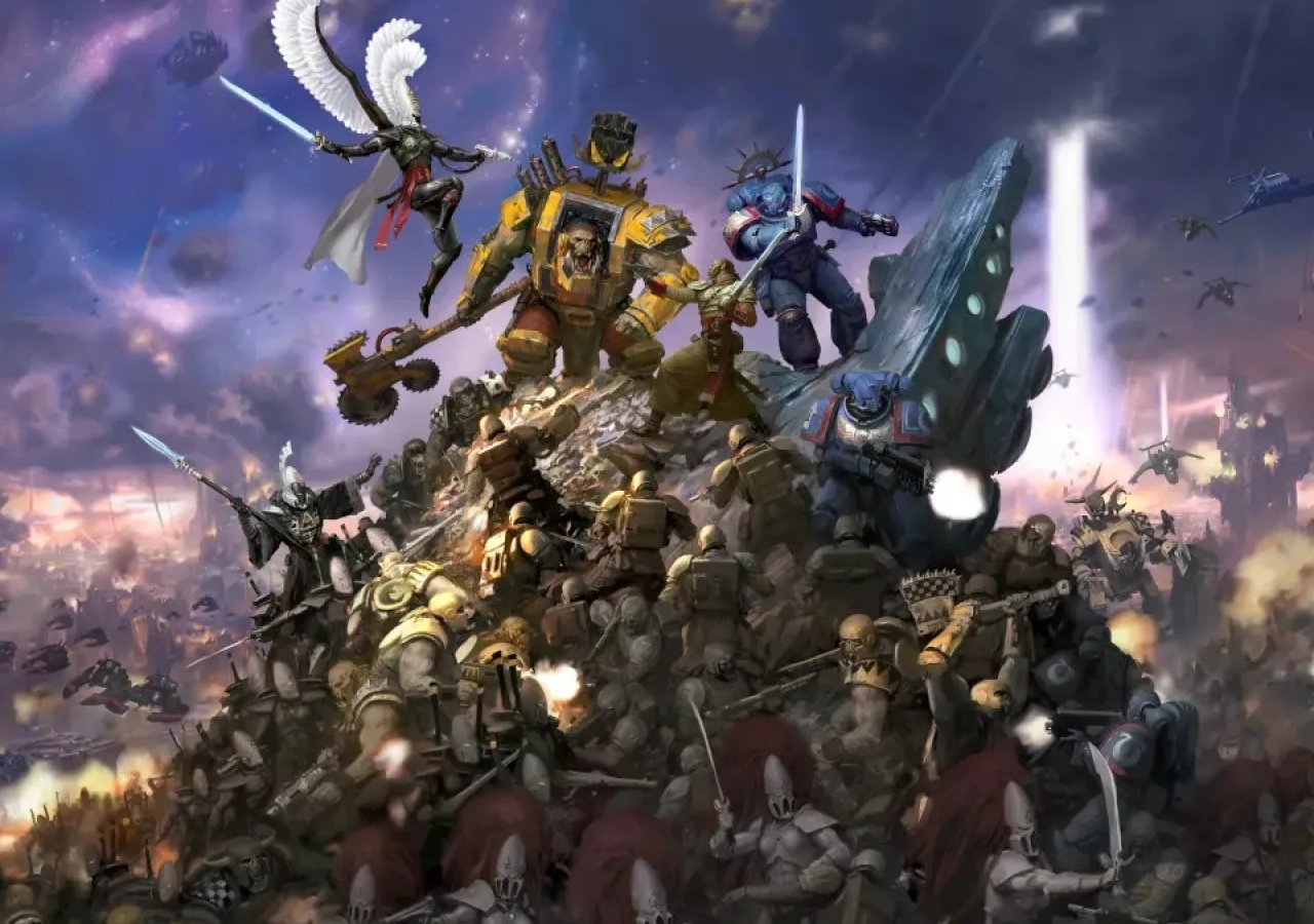 La copertina di Total War: Warhammer 40.000