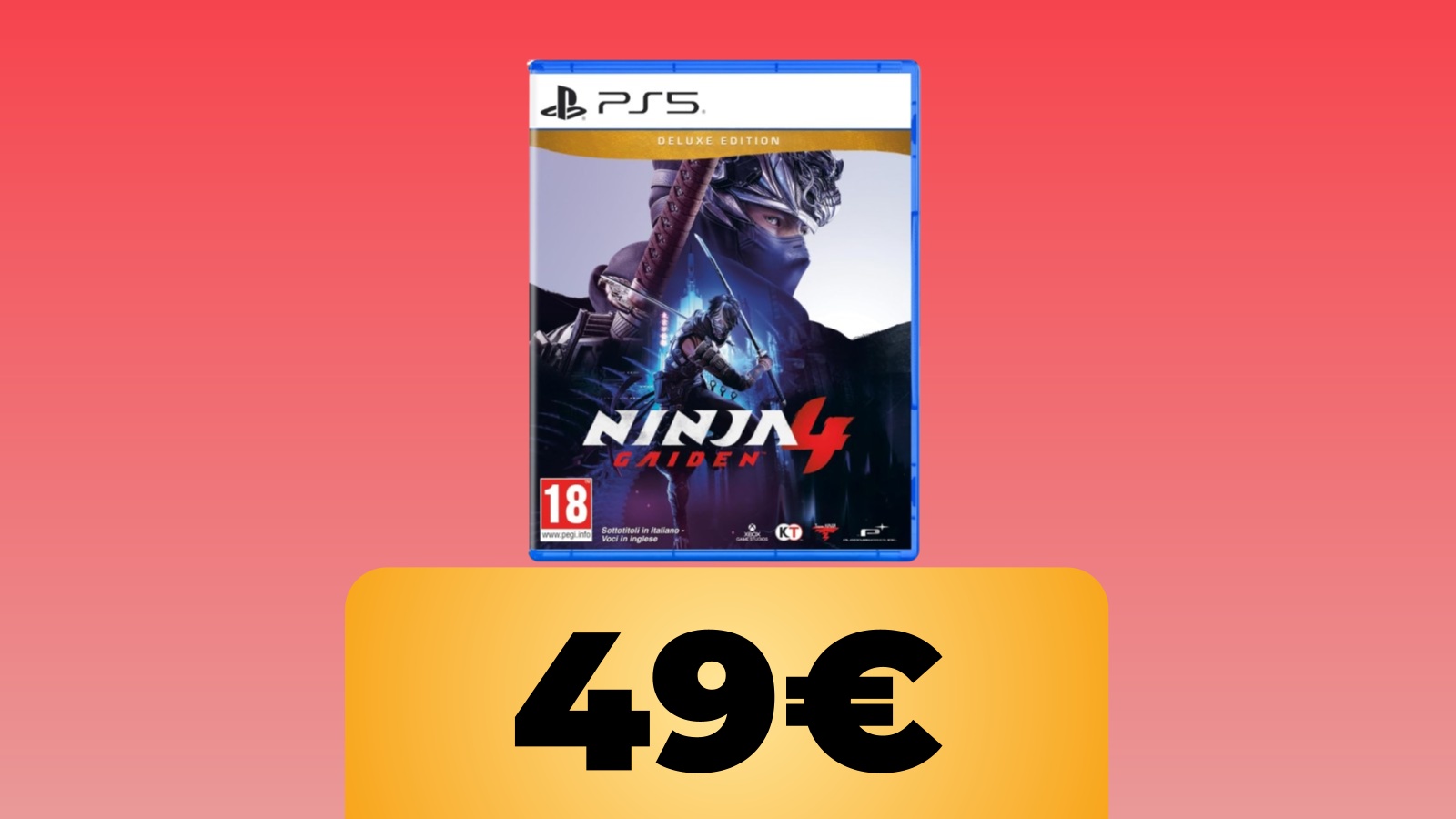 Cerchi combattimenti adrenalinici? Ninja Gaiden 4 Deluxe Edition per PS5 è in sconto su Amazon al 45%