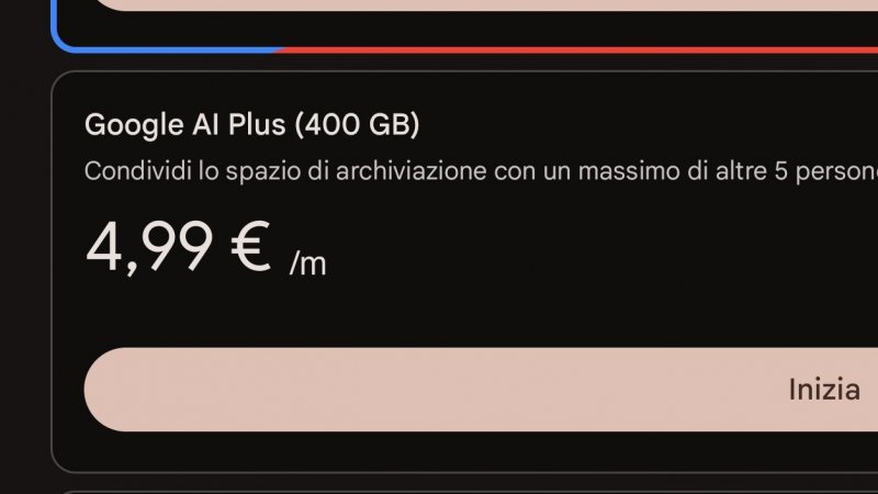 Il nuovo piano da 4,99€