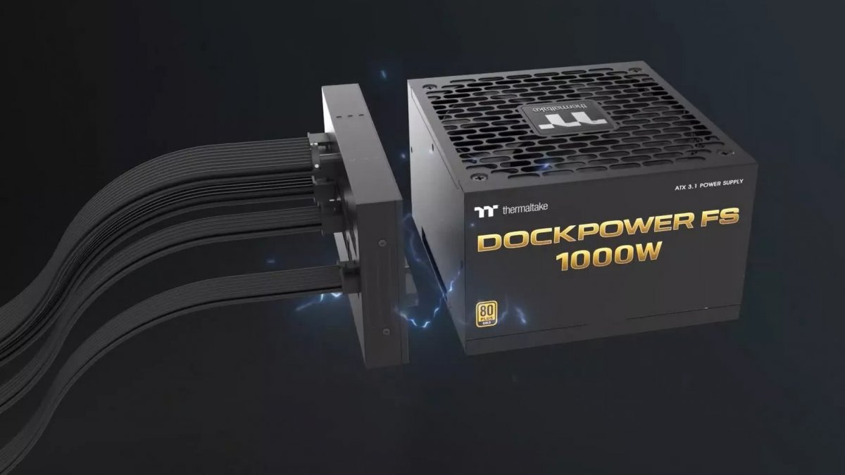 L'alimentatore si fa in due: ecco come Thermaltake Dockpower cambia il design dei PC