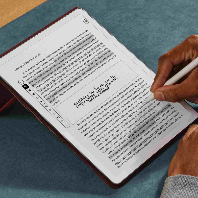 Kindle Scribe con luce frontale