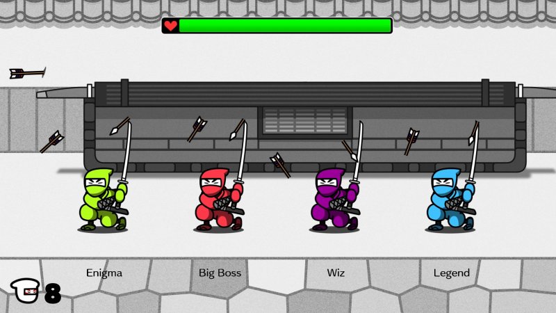 Tra i minigiochi classici torna Ninja Bodyguard, ma in una versione multiplayer in cui tutti devono fare la loro parte