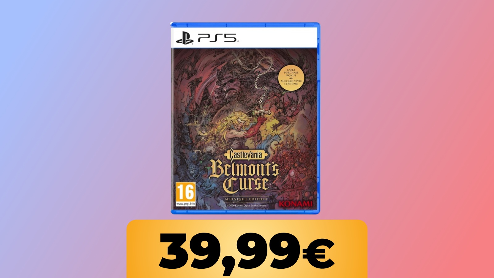 Preordina Castlevania: Belmont's Curse Midnight Edition dai contenuti esclusivi