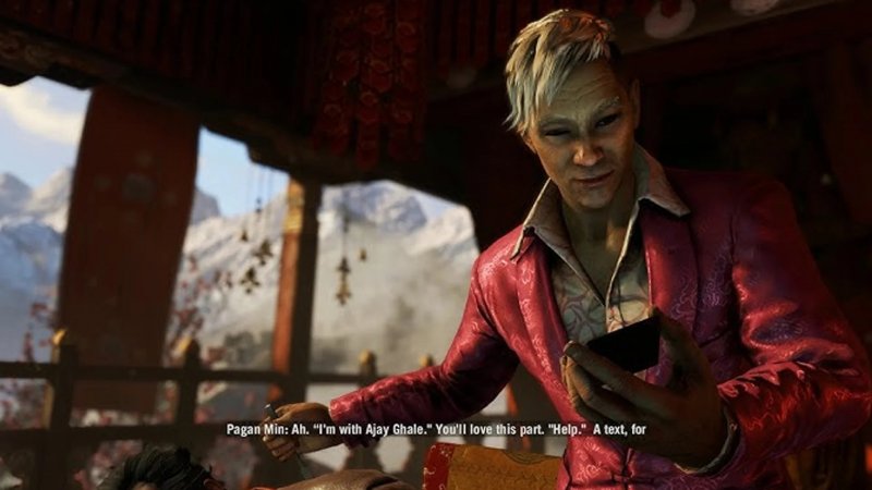 Se si rimane fermi a tavola quando Pagan Min ce lo chiede, si accede al finale alternativo di Far Cry 4