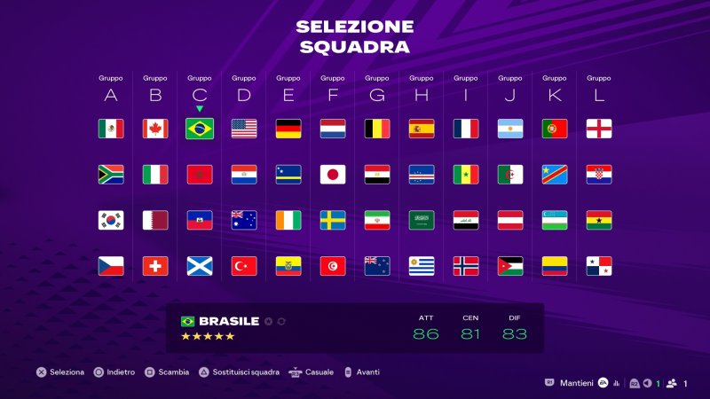 Su FC26 è possibile disputare il Mondiale sostituendo le squadre qualificate