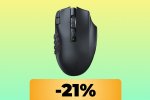 Il mouse da gaming Razer Naga V2 HyperSpeed è in promo su Amazon: massima velocità e precisione