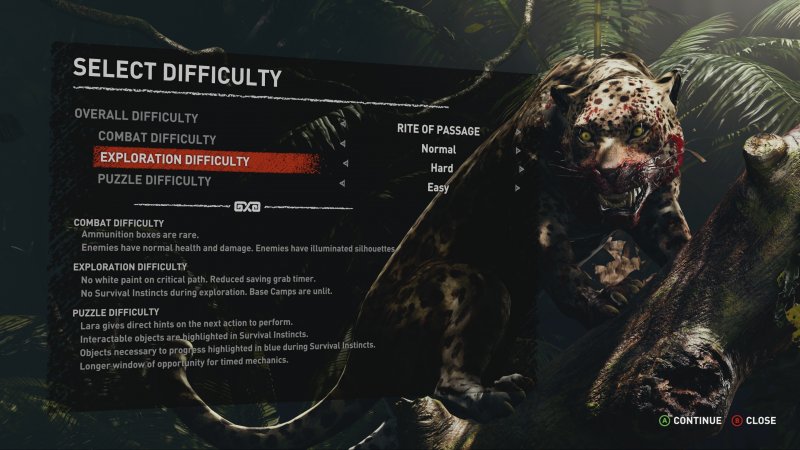 Shadow Of The Tomb Raider Difficolta