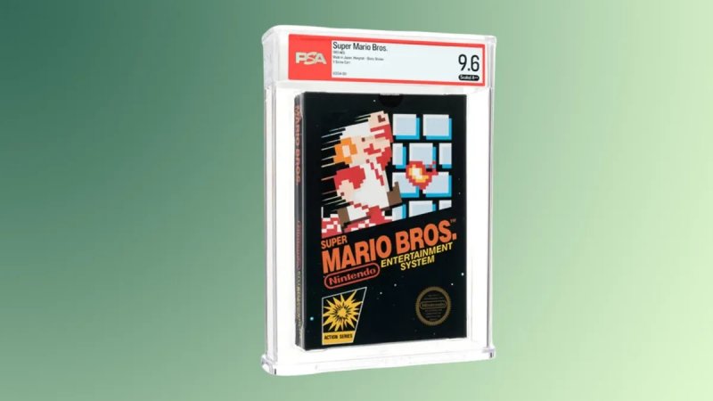 La rara copia da 9,6 PSA di Super Mario Bros.