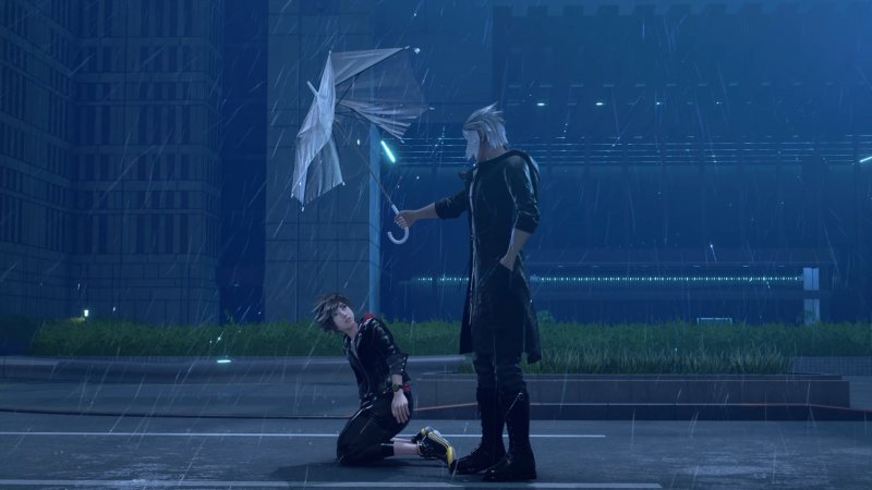 Sora e il giovane Xehanort in una delle scene più misteriose del trailer