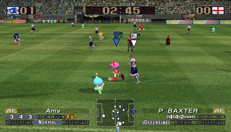 In Virtua Striker 3 ver. 2002 non mancavano le stranezze. Ma, ehi, stiamo pur parlando di un gioco SEGA