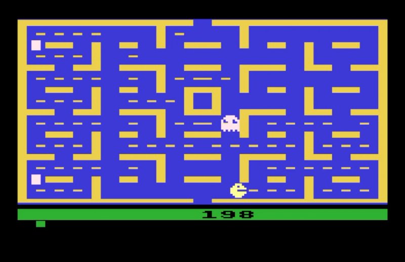 La conversione per Atari 2600 di Pac-Man