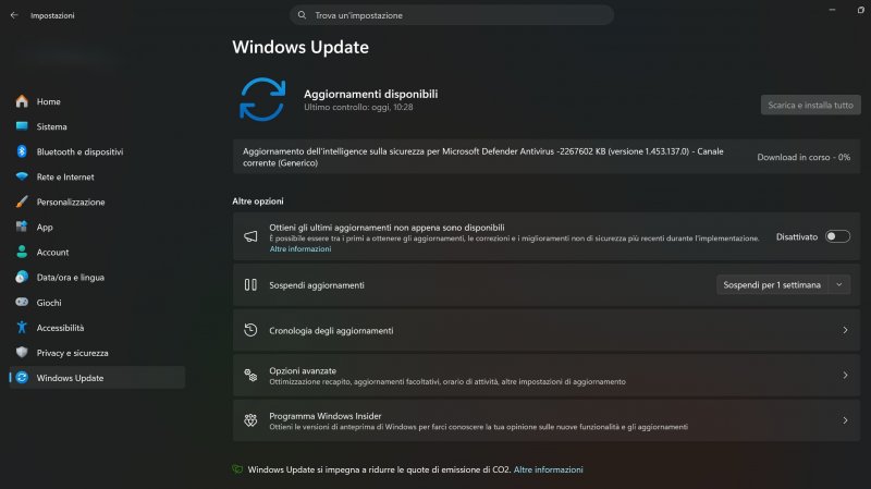 Windows Update su Windows 11
