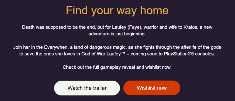 L'email di Sony su God of War Laufey