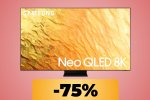 La smart TV Samsung NEO QLED 8K è scontatissima su Amazon: in offerta al suo minimo storico