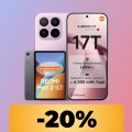 Lo smartphone Xiaomi 17T con REDMI Pad 2 è su Amazon al minimo storico