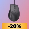 Il mouse da gaming ergonomico e verticale targato Trust è in promozione al minimo storico su Amazon